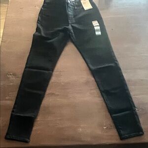 Ladies Levi's 720 Super Skinny Black Jeans - Size 27